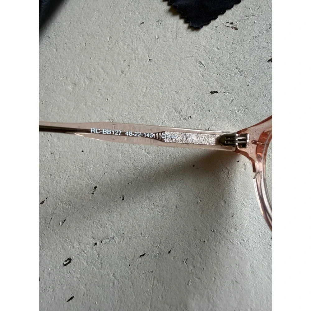 DIFF Eyewear Banks‎ Blue Light Glasses Pink Clear Women's One Size Excellent